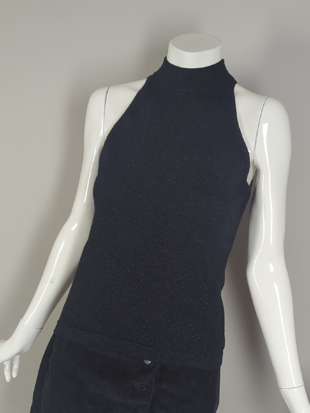 Vintage Jacob Halter Sweater Top Sparkle Metallic Size Large